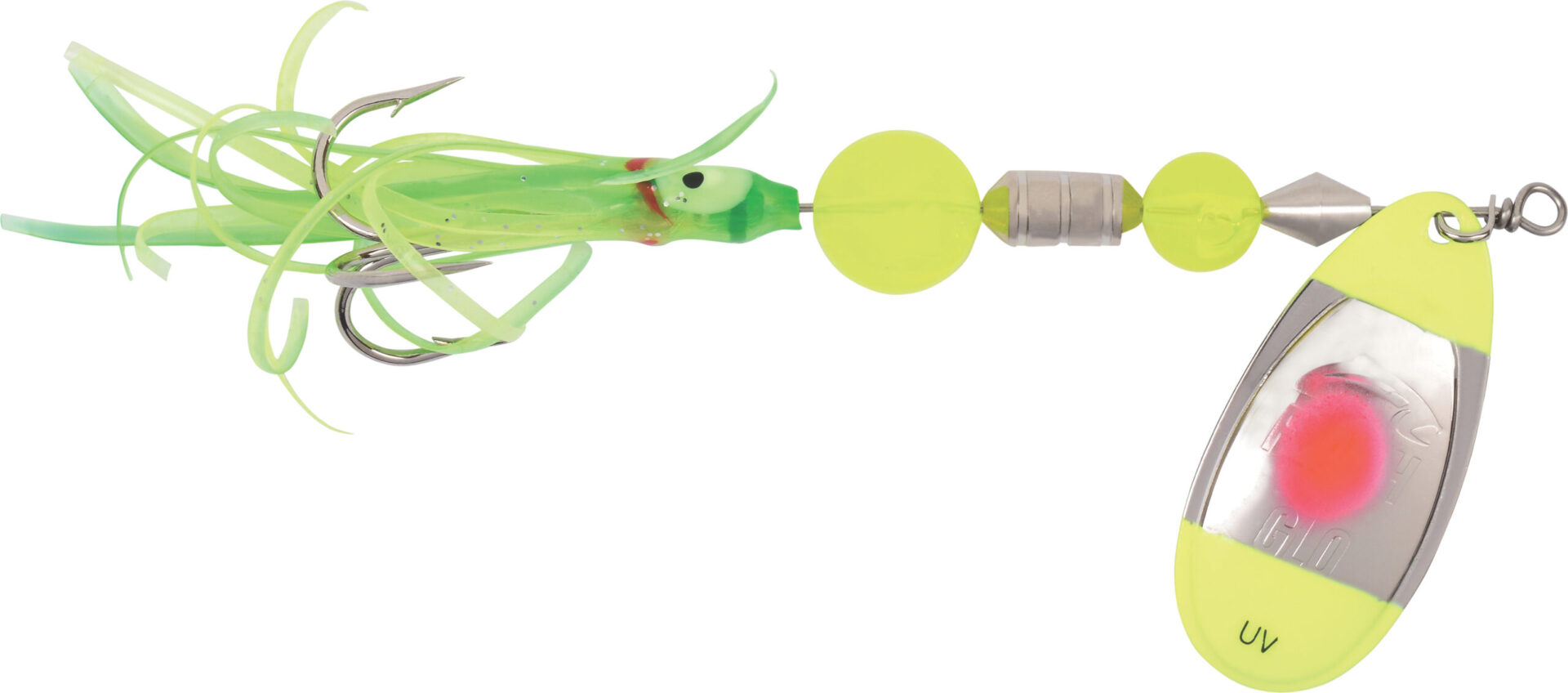 Flash Glo® UV Casting Squid Spinner - Yakima Bait