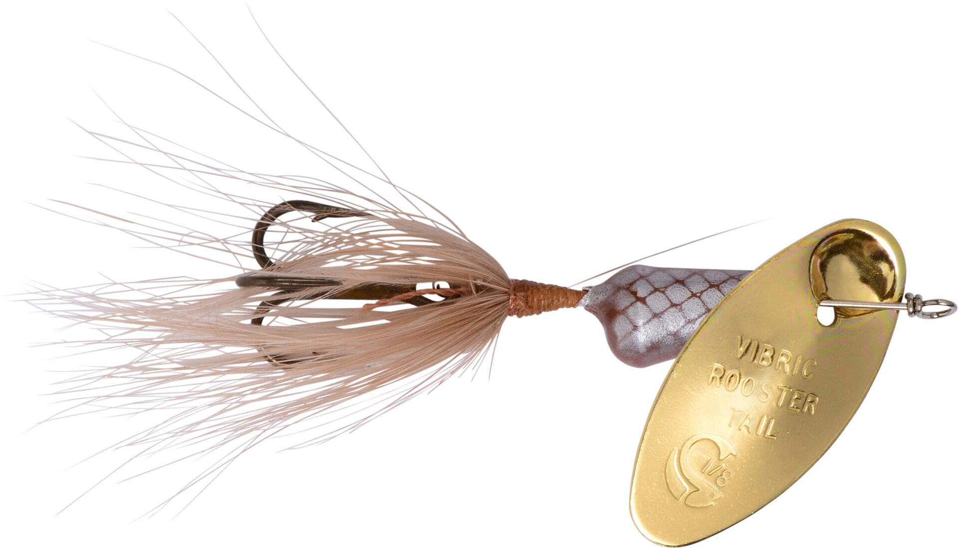 Yakima Bait Worden's Rooster Tail, Inline Spinnerbait Fishing Lure,  Metallic Red Spot, 1/8 oz.
