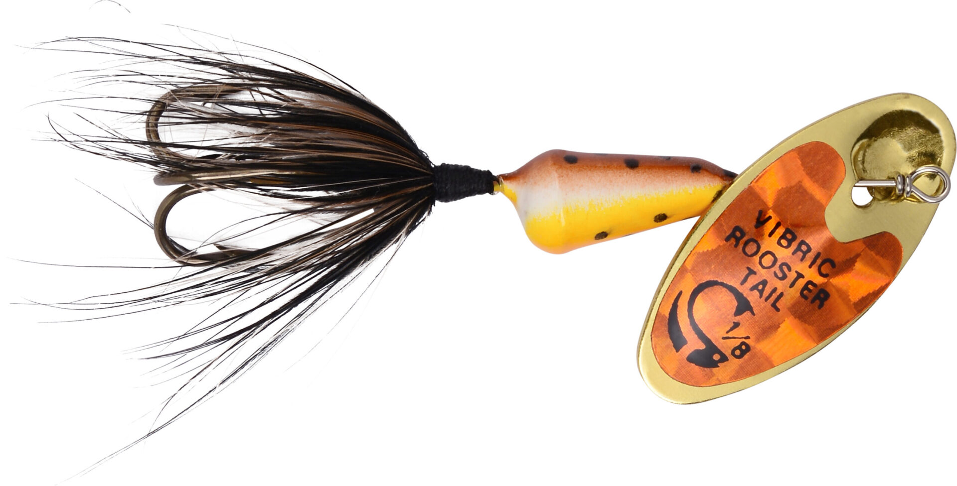 Vibric Rooster Tail - 1/8oz ~ Flame Mylar - Mr FLY