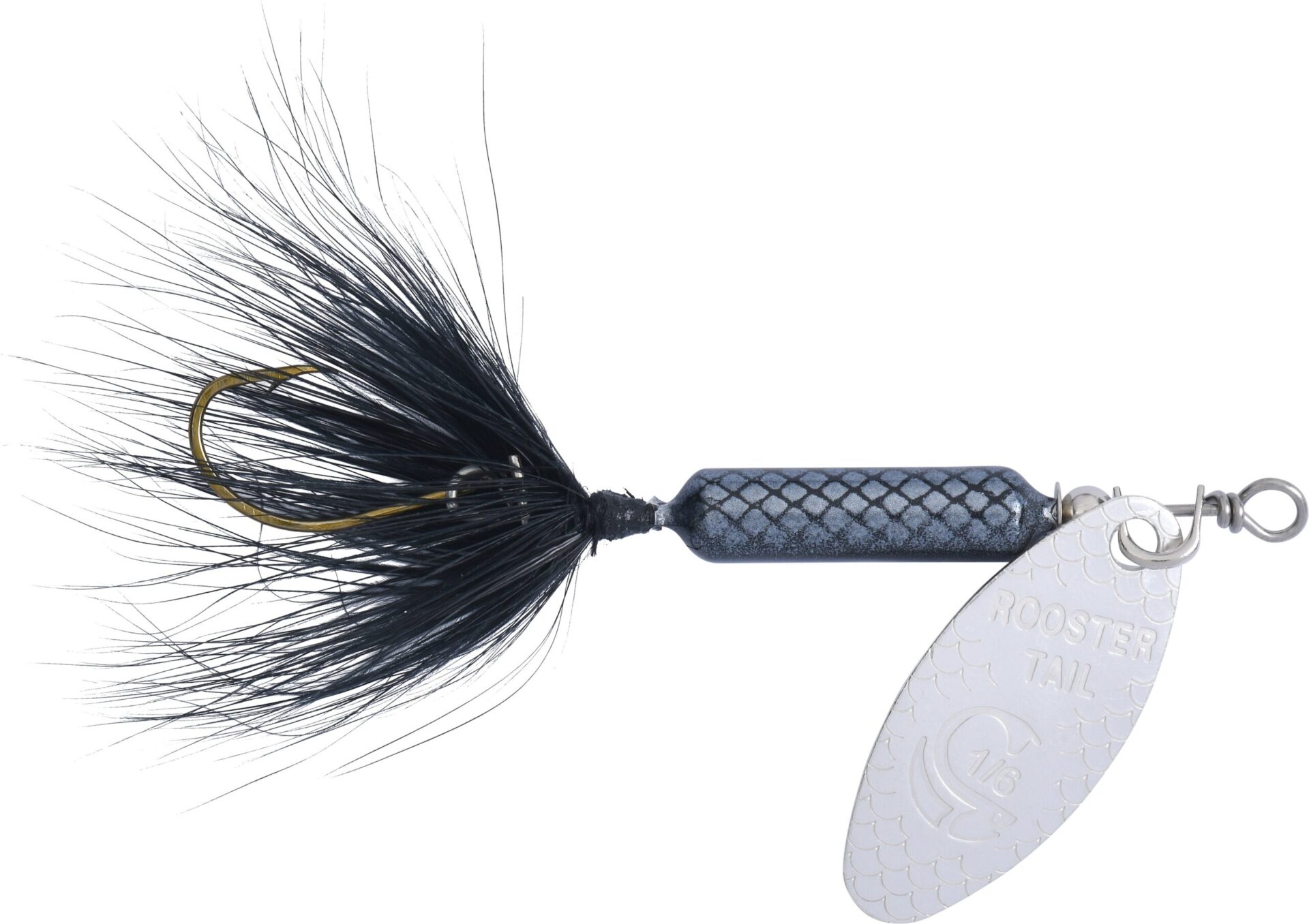 Worden Original Rooster 1 3/4 1/24 oz Tail Spinner with Treble