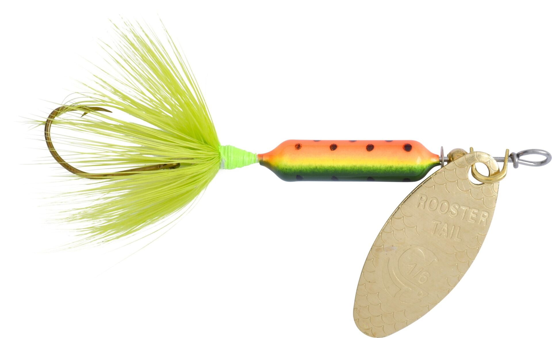 Worden's® Original Rooster Tail® Single Hook 1/24 oz. Chartreuse