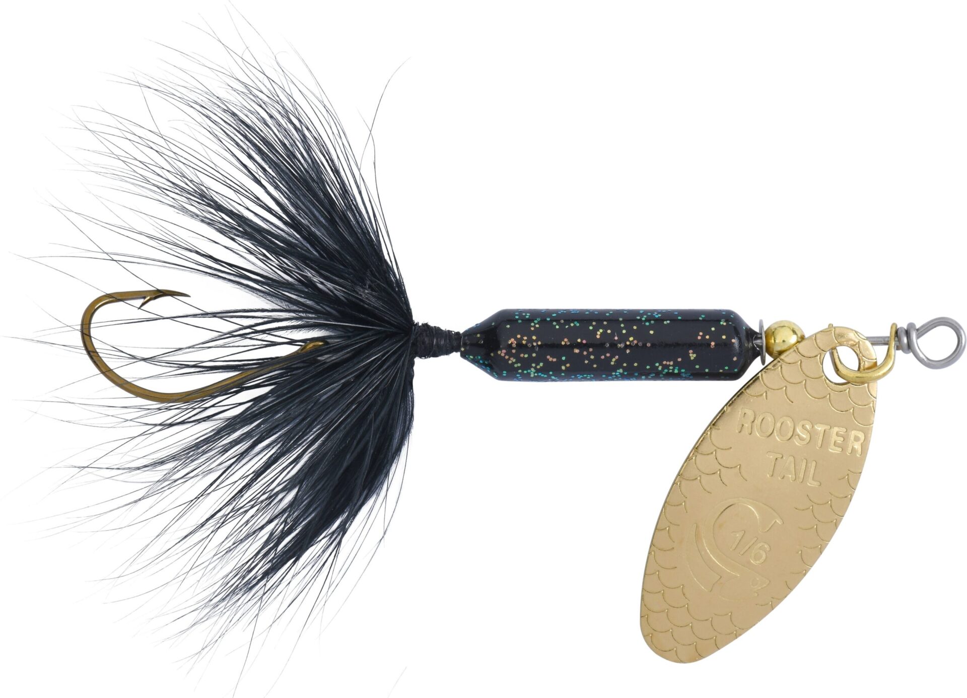 Single Hook Rooster Tail spinners